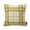 Yellow, variant on Phantoscope Buffalo Plaid Decorative Throw Pillows with Inserts, Double-Sided Printed Checkered Design, 18 x 18 in, Deep Coffee, 2 Pack