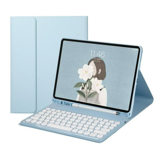 iPad Air 4th Generation 10.9 Keyboard Case Slim Smart Keyboard Case Bluetooth Keyboard Built-in Pencil Holder