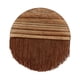 thumbnail image 4 of Tapiz de pared de macramé con borlas, acentos, flecos, arte geométrico, chic, bohemio Café, 4 of 9