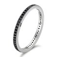 thumbnail image 1 of 1pc Pink Thin Sterling Silver Ring For Women Trendy Fine Jewelry Gift, 1 of 4
