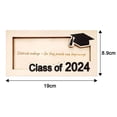 thumbnail image 4 of YAOMOBB Graduation Money Clip Graduation Money Holder Wooden Class of Graduates Cash Storage Envelope Photo Frame, 4 of 6