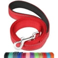 thumbnail image 1 of LAICAIW 4FT Reflective Dog Leash with Soft Padded Handle for Training,Walking Lead for Medium & Small Dogs,3/4 Inch Wide,Red, 1 of 7