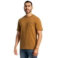 thumbnail image 4 of Wrangler Workwear Men's Short Sleeve Heavyweight Pocket Crew Work Shirt, 4 of 7