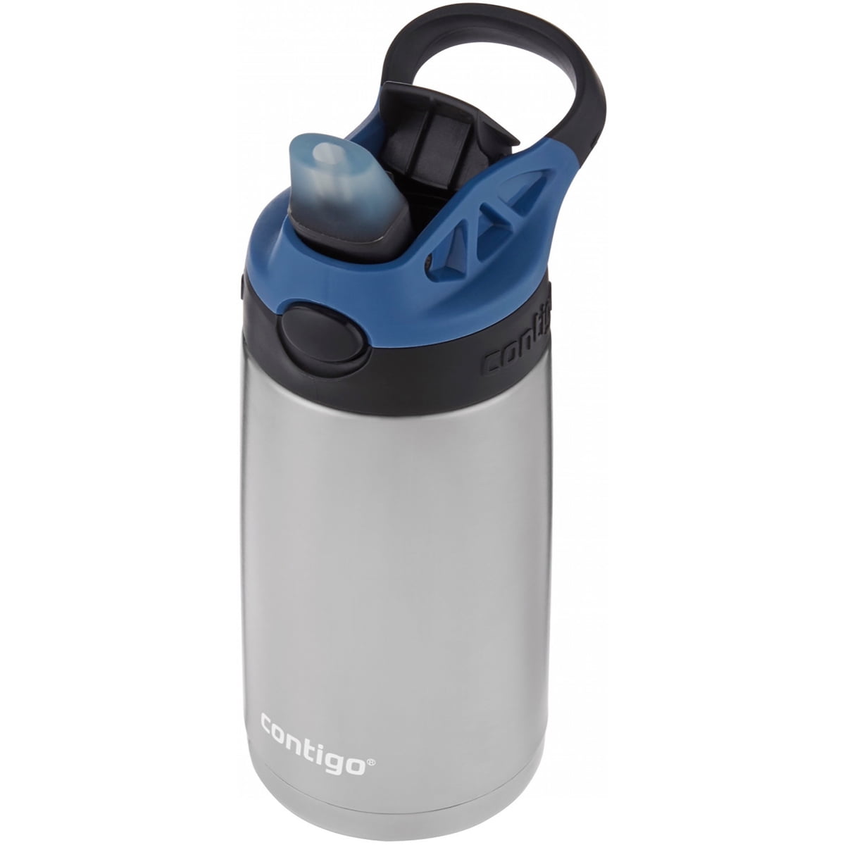 Contigo Kid's 13 oz. AutoSpout Straw Water Bottle - Blue Corn/Licorice