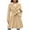 01 Khaki, variant on Women's Trendy Lapel Collar Blend Coats Winter Pea Overcoat Pocketed Outwear with Belt