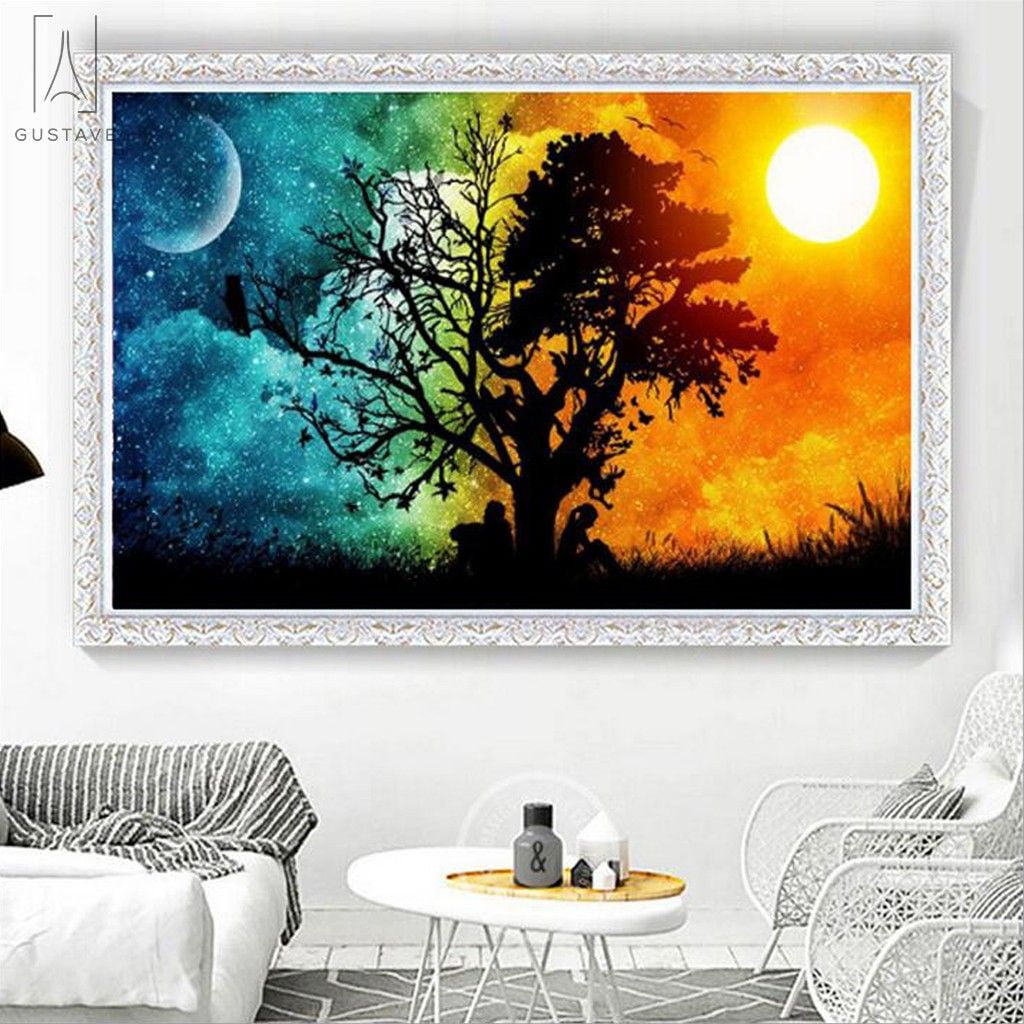 5D Diamond Painting Strauß 115x25cm - Kreatives DIY Bild Zum Entspannen