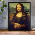 thumbnail image 3 of DIY 5D Diamond Painting Kit (For Adults) Diamond Painting "Mona Lisa Black Cat" - Full Diamond Crystal Rhinestone Embroidery Craft Kit, Can Be Used As Gift, Wall Decoration, 3 of 7