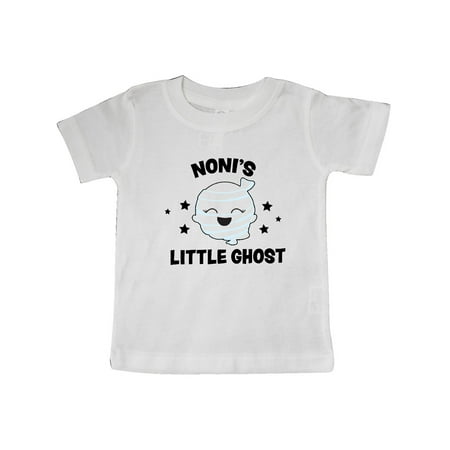 

Inktastic Cute Noni s Little Ghost with Stars Gift Baby Girl T-Shirt