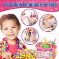 thumbnail image 2 of Kit Snap Pop Beads FUNZBO 620+ para hacer joyas para niñas de 4 a 8 años, 2 of 6