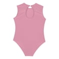 thumbnail image 6 of iiniim Kids Girls Sleeveless Gymnastics Ballet Dance Leotard Unitard Ballerina Jumpsuit Pink 8, 6 of 7