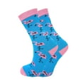 thumbnail image 2 of Colorful Fun Socks Novelty Crazy Crew Dress Socks 3 Pairs Shoe Size 6-9 - D8, 2 of 9