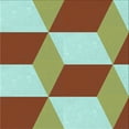 thumbnail image 1 of Ahgly Company Machine Washable Indoor Square Transitional Light Green Area Rugs, 5' Square, 1 of 7
