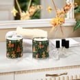 thumbnail image 4 of Yayeee 4 Pack Qtip Holder Bathroom Cotton Swab Canister with Lid Clear Dispenser Set, Beige Christmas Gingerbread, 4 of 6