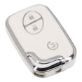 thumbnail image 3 of Cream Color Key Fob Cover for Lexus RX270 Oil/Grease Resistant Sleek Design, 3 of 3