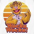 thumbnail image 2 of Women's The Muppets Fozzie Retro Bear Graphic Tee White Medium, 2 of 4
