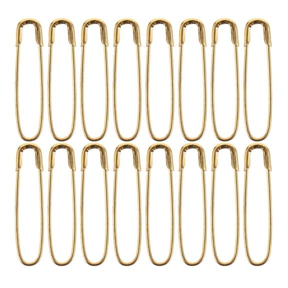CTIRCHIU Durable Golden Safety Pins U-Shaped for Clothes and Jewelry Making 1000Pcs