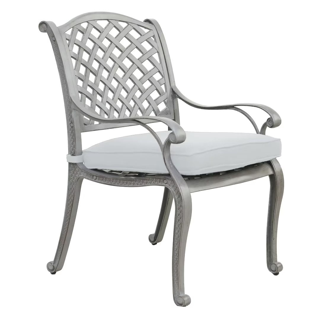 Garden Dinging Chair,Outdoor Patio Furniture with Umbrella Hole and