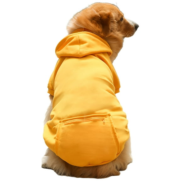 TELOLY 1Pcs Dog Sweaters,Polyester Dog Sweater,Dog Sweaters for Medium Dogs Boy,Yellow,3Xl