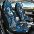 thumbnail image 4 of Binienty Halloween Automotive Seat Covers and Accessories Day of The Death Woman Car Seat Covers Front and Rear Spit Bench Seats Cover Washable Fabric Easy to Install Auto Interior Decorations, 4 of 7