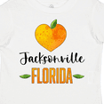 thumbnail image 4 of Inktastic Jacksonville Florida Orange in Heart Boys or Girls Toddler T-Shirt, 4 of 5