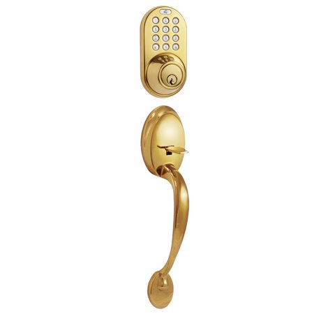 Keyless Entry Deadbolt And Handleset Door Lock With Electronic