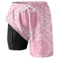 thumbnail image 3 of WILLBEST Pantalones Cortos Casuales de Verano para Hombre, Pantalones Cortos de Playa con Doble Capa Interior y Estampado de Moda con Bolsillo, 3 of 3