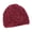 Burgundy, variant on Knitted Slouch Brimless Hair Net Hat Sleeping Headwear for Women Everyday Wear