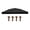 Black, variant on 10x10ft Replacement Canopy Top, Durable Tear Resistant 300D Oxford Fabric, Outdoor Shade Cover for Straight Leg Tent (Top Only)