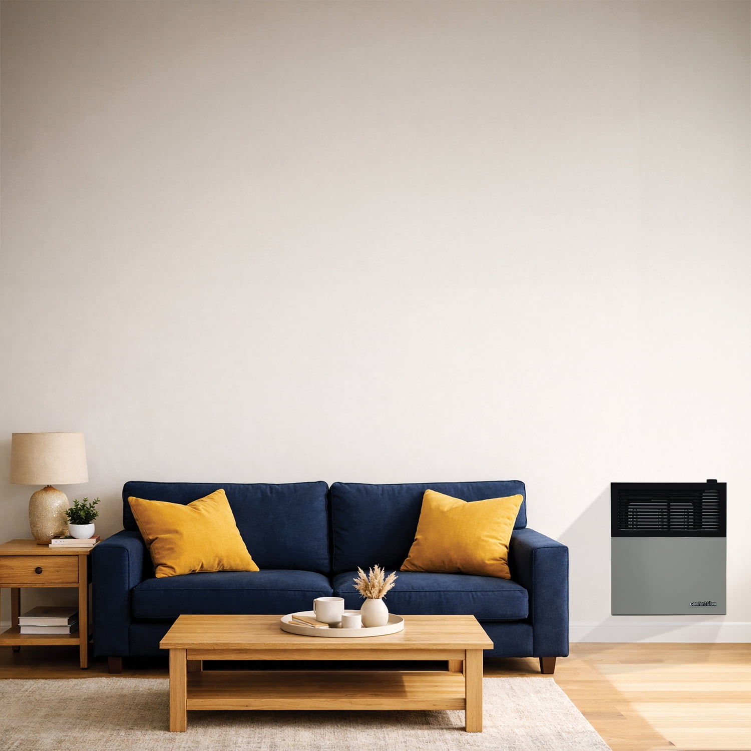 Comfort Glow 8,000 BTU Direct-Vent Propane Wall Heater with Vent Kit, Matchless Piezo Ignition with Adjustable Heat Control, 250 Sq. Ft, DVP08