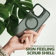 thumbnail image 3 of for iPhone 15 Pro Case with Stash Stand & Screen Protector & Camera Lens Protector,Compatible with MagSafe,Built-in Camera Stash Stand,Magnetic Hard Back Soft Edge Anti-Fingerprint Cover,Green, 3 of 14