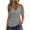 Women casual Gray tops, variant on HAPIMO Women's Trendy Loose Pullover Casual Relaxed Workout Blouses Solid Color V Neck Shirts for Teen Girls Summer Tees Cold Shoulder Sleeve Black L
