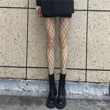 

Hollow Tights Stockings New Women Anti-Snagging Solid Club Party Fishnet Pantyhose Female Mesh Calcetines Fish Net Stock
