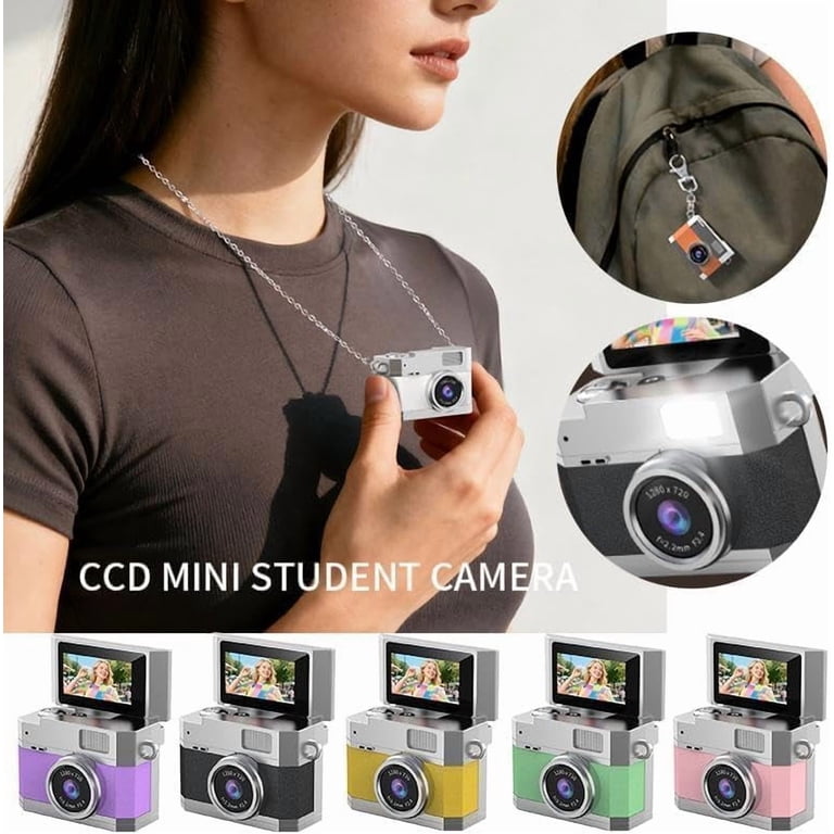 Mini Digital Camera,Thumb-Sized Flip Screen Mini Digital Camera