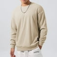 thumbnail image 2 of Hauts Décontractés à Manches Longues Col Rond pour Hommes Printemps et Automne, 2 of 4