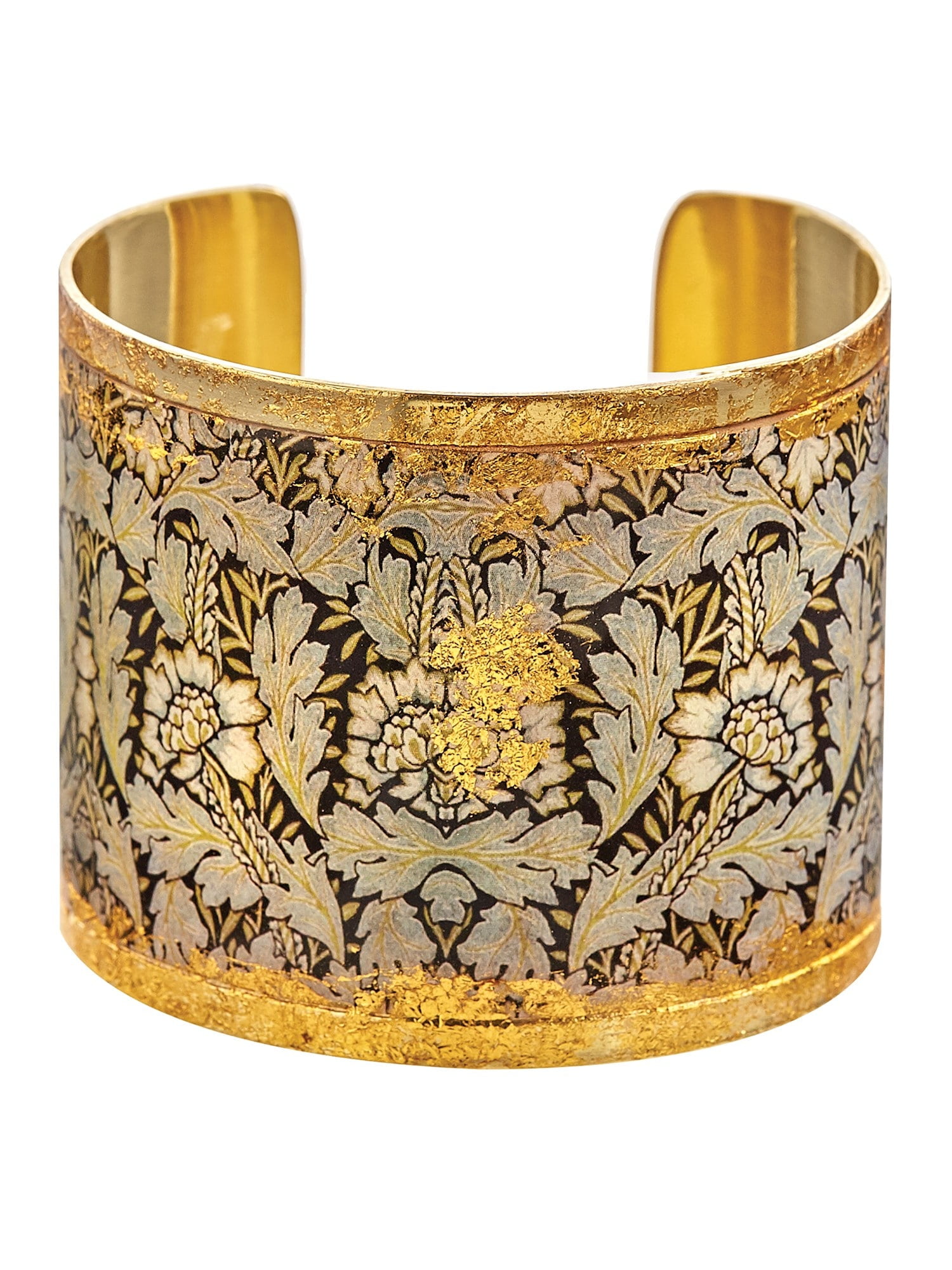 Brass Antique Finish Wire Cuff Bracelet
