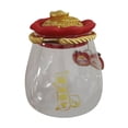 thumbnail image 3 of Adorable bote de vidrio para decoración de año Nuevo, organizador decorativo, mostrador de cocina, contenedor de vidrio, lata de almacenamiento para, 3 of 7
