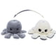 thumbnail image 5 of Pulpo de peluche reversible de doble cara, juguete para bebé (gris y beige), 5 of 14