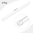 thumbnail image 2 of Unique Bargains Tube Rond en Acrylique Rigide Transparent 7mm ID x 10mm OD x 305mm Lot de 2, 2 of 6