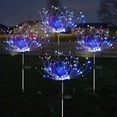 thumbnail image 1 of LED Solar Fireworks light plug lawn lamp dandelion light string outdoor waterproof Christmas decorative floor light, 1 of 5