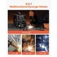 thumbnail image 2 of VEVOR MIG Welder 200Amps Welding Machine 4-in-1 Gas MIG/Flux Core MIG/Stick/Lift TIG, 2 of 9