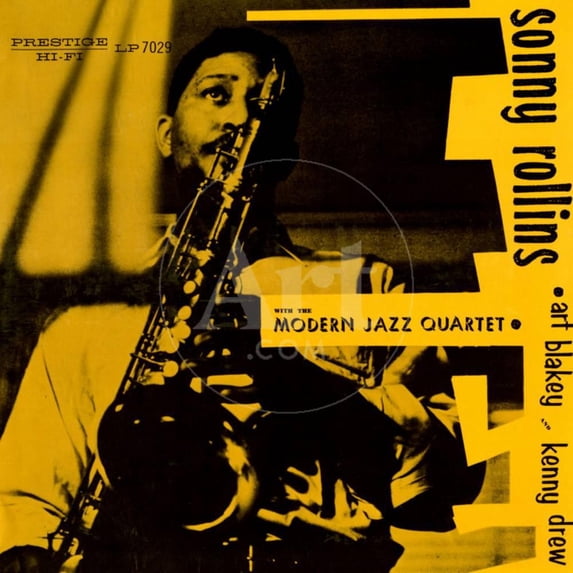 Sonny Rollins Sonny Rollins with the Modern Jazz Quartet, Unframed Art Print Wall Art Sold by Art.Com