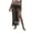 black, variant on Michellecmm Women Summer Solid Color Skirt, Hollow Out High Waist Beachwear Skirt with Tassel Decoration
