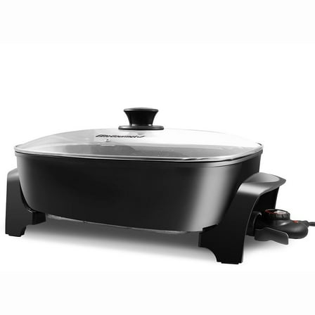 Elite Platinum 8Qt. Jumbo Electric Skillet w/ Easy-Pour Spout