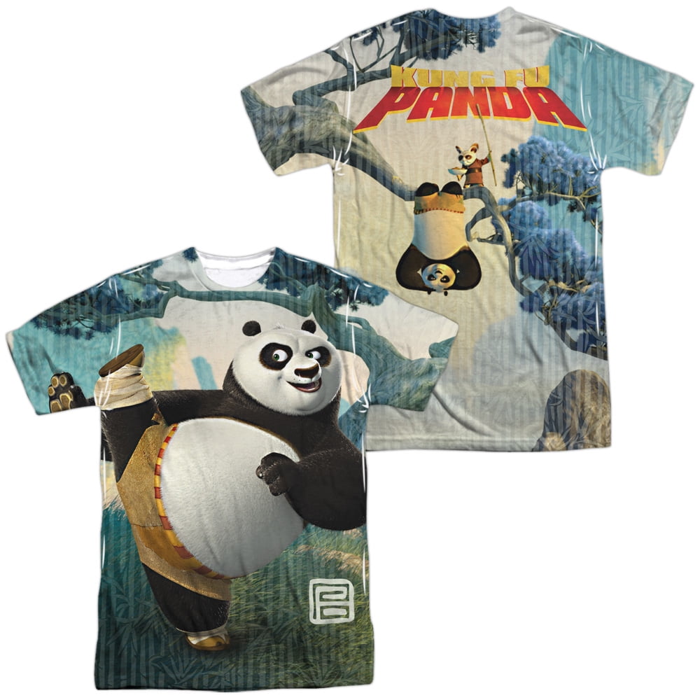 Trevco - Kung Fu Panda - Training (Front/Back Print) - Short Sleeve ...