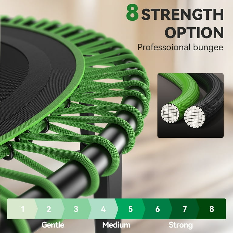 BCAN 560 LBS Soft Land Mini Trampoline, 48