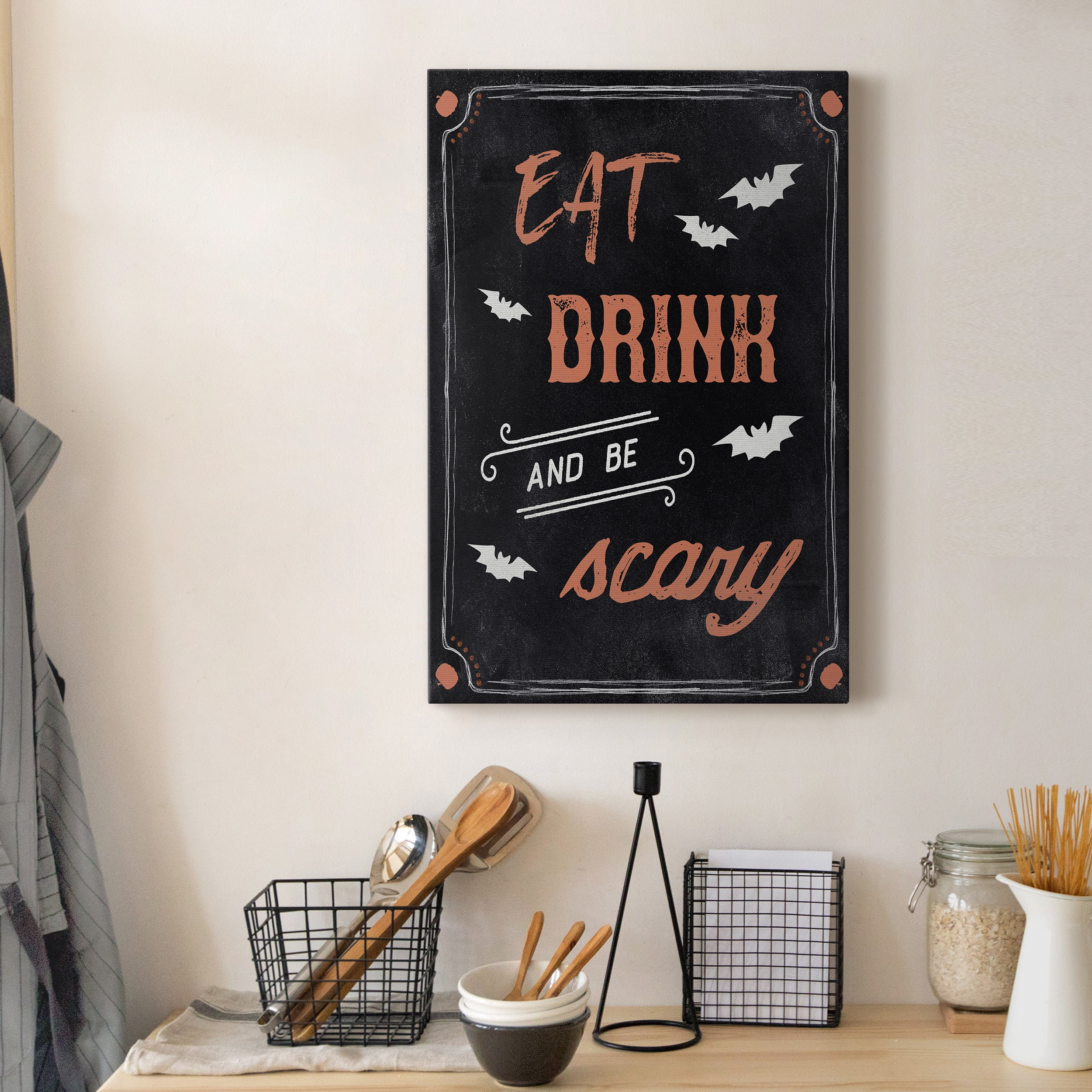 Be Scary Premium Gallery Wrapped Canvas - Ready to Hang - 24 x 36