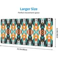thumbnail image 3 of American Ethnic Culture Gaming Mouse Pad XL, Extended Stitched Edges Mousepad, Large Mouse Mat Desk Pad, Long Non-Slip Rubber Base Mice Pad（31.5x12 Inch）, 3 of 6