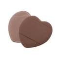 thumbnail image 5 of Unique Bargains 5 Pcs Heart-Shaped Face Makeup Sponge for Travel Brown, 5 of 5