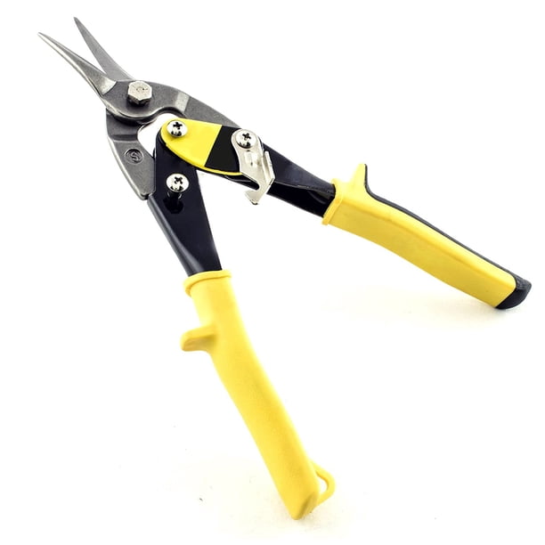Tijeras de corte dentadas de alto apalancamiento, diseño superior para cortes controlados, bordes afilados para una mayor nitidez, mango cómodo para un fácil alcance, gancho de cola para un