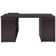thumbnail image 5 of Home Square 2 Piece Set with L Shaped Writing Desk & Faux Leather Office Chair, 5 of 8